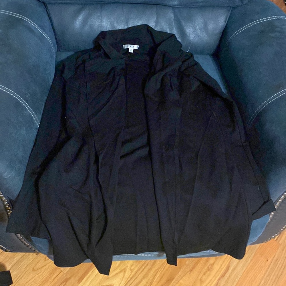*CAbi #956 Take Charge Black Belted Waterfront Jacket, Sz S